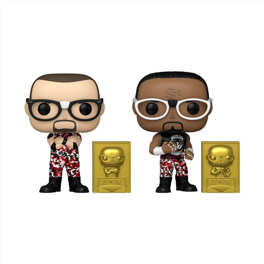 WWE: Hall of Fame - Dudley Boyz Red Camo Pop! 2PK RS