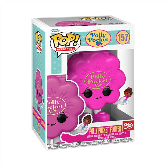 Retro Toys: Polly Pocket - Flower Shell (Pink) Pop!
