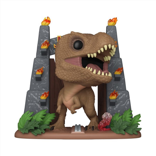 Jurassic Park - Tyrannosaurus Rex (with Gates) Pop! Deluxe [RS]