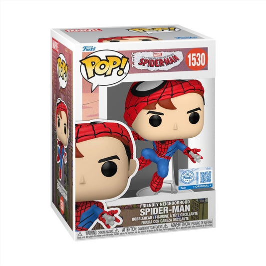 Friendly Neighbourhood Spider-Man - Spider-Man (Mask Up) Pop! Vinyl [RS]