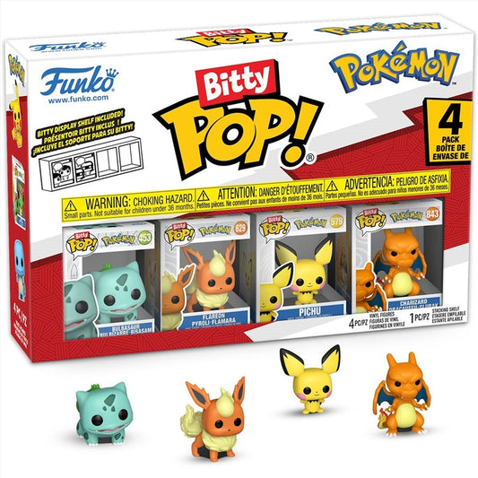 Pokemon - Bulbasaur Bitty Pop! 4PK