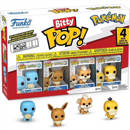 Pokemon - Squirtle Bitty Pop! 4PK