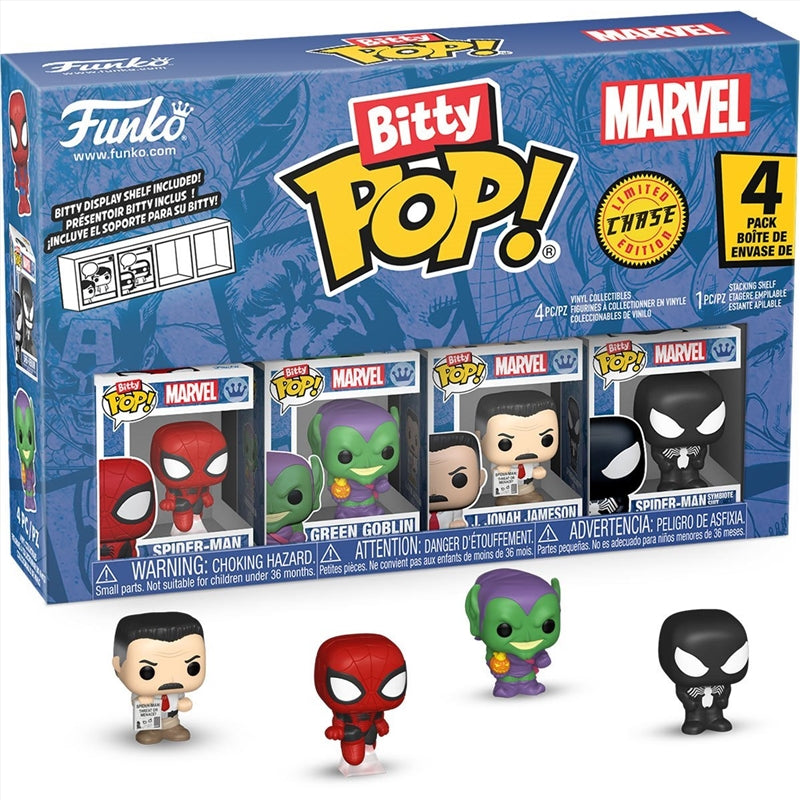 Spider-Man - Spider-Man Bitty Pop! 4PK