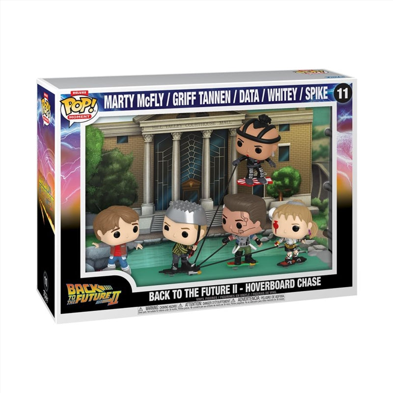 Back To The Future - Hoverboard Chase Scene Pop! Moment DLX RS