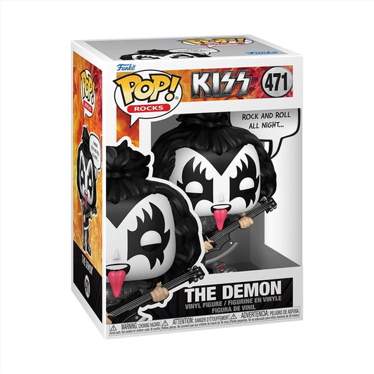 Pop! Sayings - KISS: The Demon (Rock & Roll All Night) Pop! Vinyl