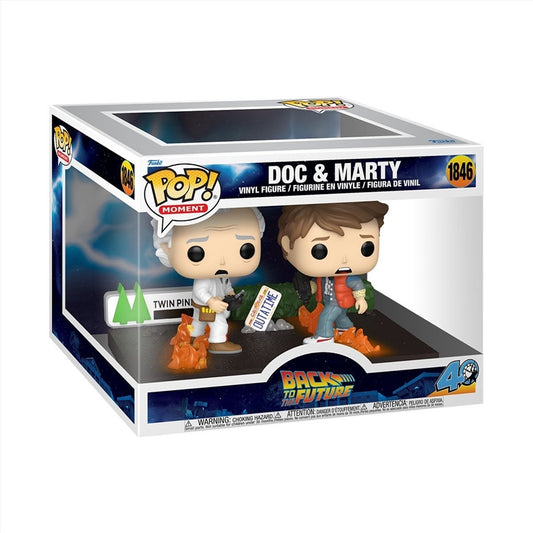 Back to the Future - Doc & Marty Pop! Moment