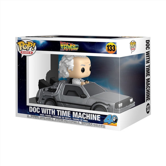 Back to the Future - Doc w/Time Machine Pop! Ride