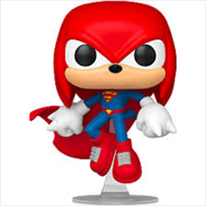 Justice League X Sonic the Hedgehog - Knuckles as Superman Pop! Vinyl