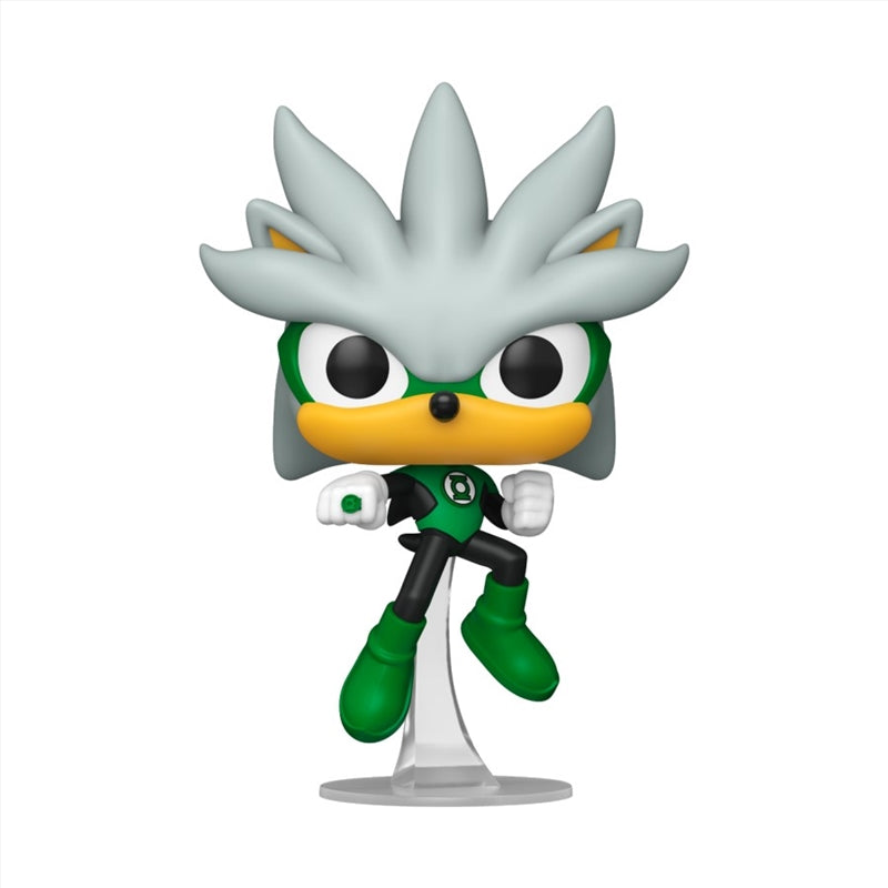 Justice League X Sonic the Hedgehog - Silver as Green Lantern Pop! Vinyl