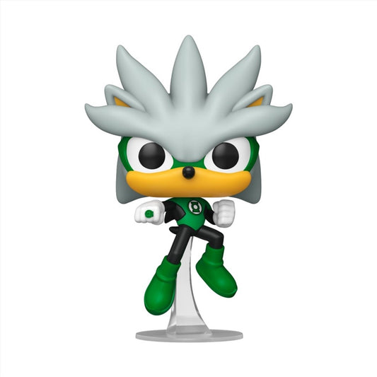 Justice League X Sonic the Hedgehog - Silver as Green Lantern Pop! Vinyl