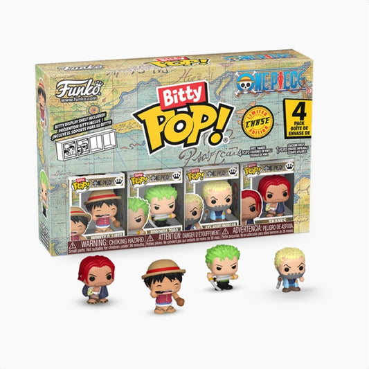 One Piece - Luffy Bitty Pop! 4-Pack