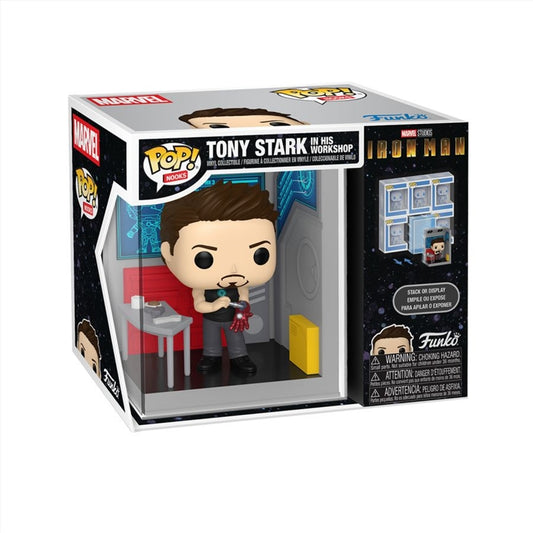 Iron Man (2008) - Tony Stark in Garage Pop! Nook