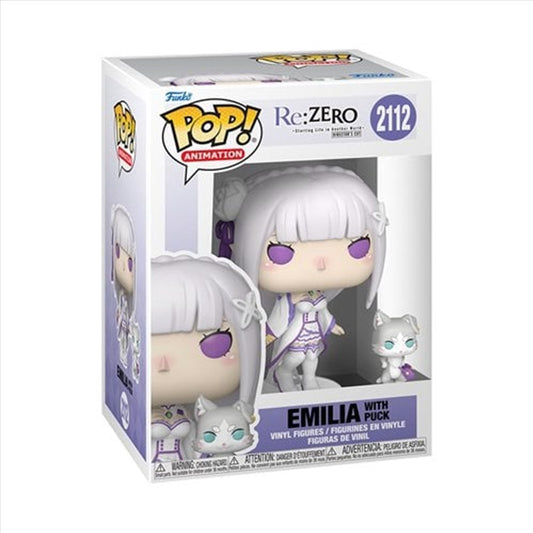 Re:ZERO - Emilia & Puck Pop! Vinyl