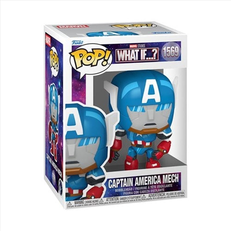 What If - Captain America Mech Pop! Vinyl